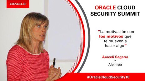Carmenpizarro's tweet image. Ingrediente fundamental para que un equipo funcione la #generosidad #OracleCloudSecurity18 #colaboración #liderazgo