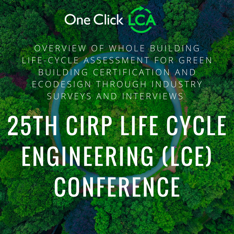 OneClickLCA's tweet image. Download our first peer-reviewed article on #LifeCycleAssessmentfor for the CIRP Conference on #LifeCycleEngineering! 
bit.ly/2JZ3zT9