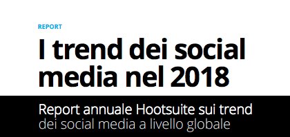 HootsuiteIT's tweet photo. Leggi il report annuale Hootsuite sui macro trend dei #SocialMedia > https://t.co/P7bOI10dxd 📖 https://t.co/Lp2OUESKB5