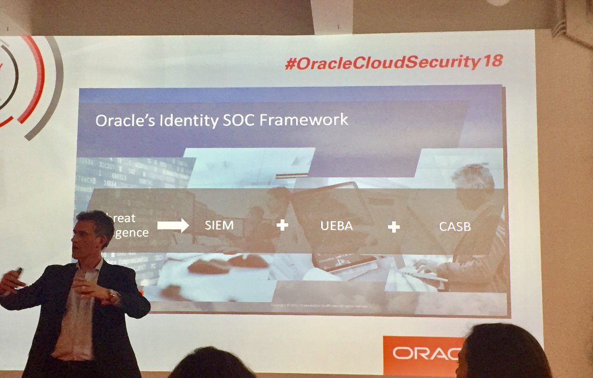 SegadeOrcl's tweet image. #OracleCloudSecurity18
El nuevo perímetro es el usuario 
La identidad es el punto de partida y la predicción del comportamiento de esos usuarios #NuevoSOC