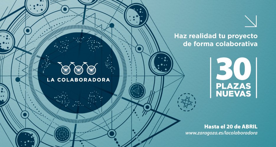 ZGZActiva's tweet photo. ⚠⚠ @lacolaboradora está buscando nuevos miembros y el plazo acaba mañana ⚠⚠ 

CONVOCATORIA de 30 NUEVAS PLAZAS para nuevos miembros ¡Date prisa! 

ℹ Más info 👉 https://t.co/hOaVSUGD2v 
✅ Inscripción 👉 https://t.co/WbnLvKi7tB https://t.co/SVaMfigwZe
