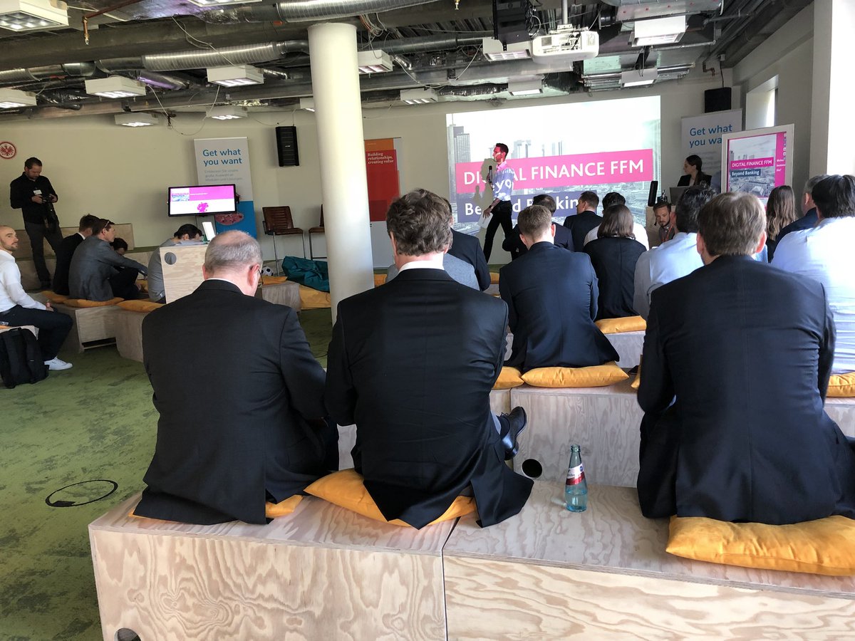 fintechcube's tweet photo. Auf geht’s zum #FinSlam auf der #DigitalFinance im @TechQuartier. Dabei sind @Banks_api @BehavioSec @Idento_one @AUTHADA_GmbH @BlockchainHelix @Joinesty 🙏 #DFFM2018 #fintech https://t.co/10VhwgTr3u