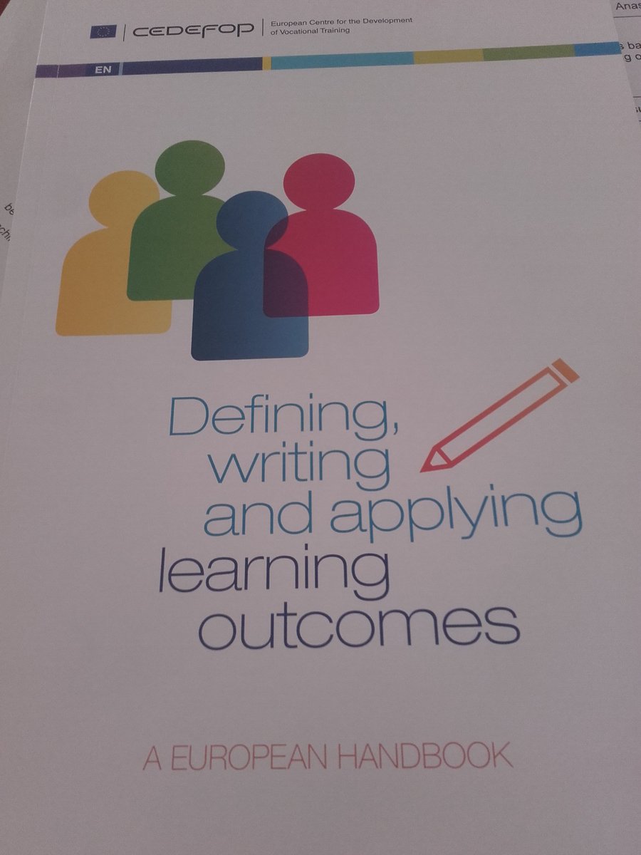 natasapouliou's tweet image. Presenting @Cedefop handbook on #learningoutcomes to @Slovakia a tool of #transparency and #comparability of #qualifications