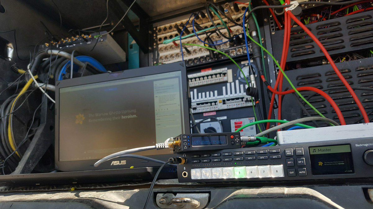EventstreamPL's tweet image. Mobilne studio ;) @WorldJewishCong #live #blackmagicdesign #bmd #streaming
