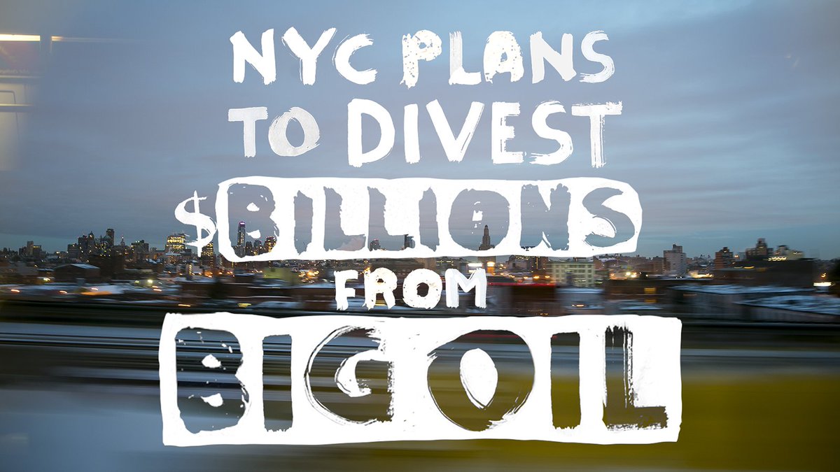 NYC plans to divest billions from Big Oil