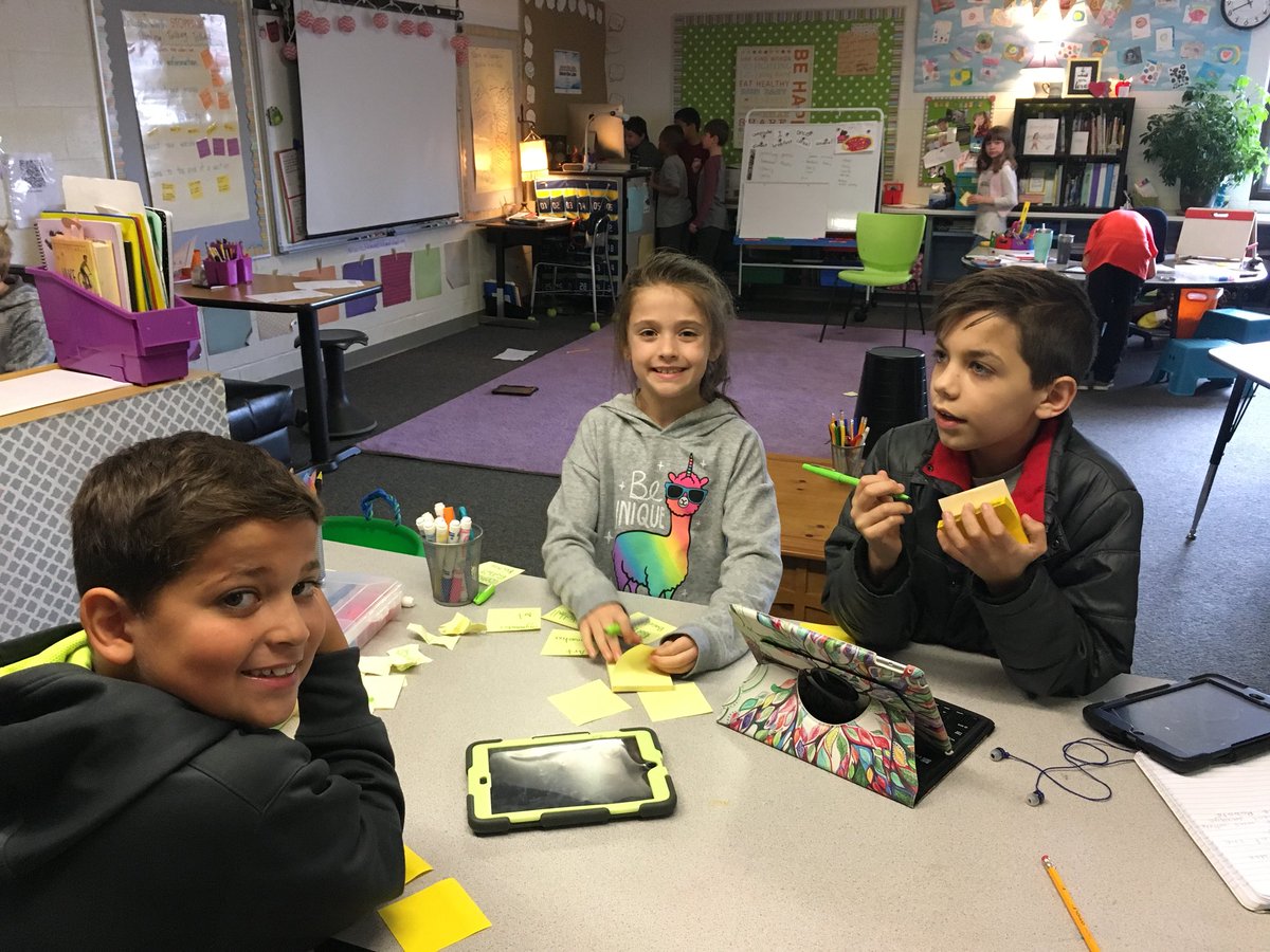 Mrsmkleman's tweet photo. Rethinking genius hour! Ss are sharing what they know about each other - working towards finding our passion!  Next step? What should we do with it? @AltonDarby #ADEhappy https://t.co/c2UYQ3s4Ff
