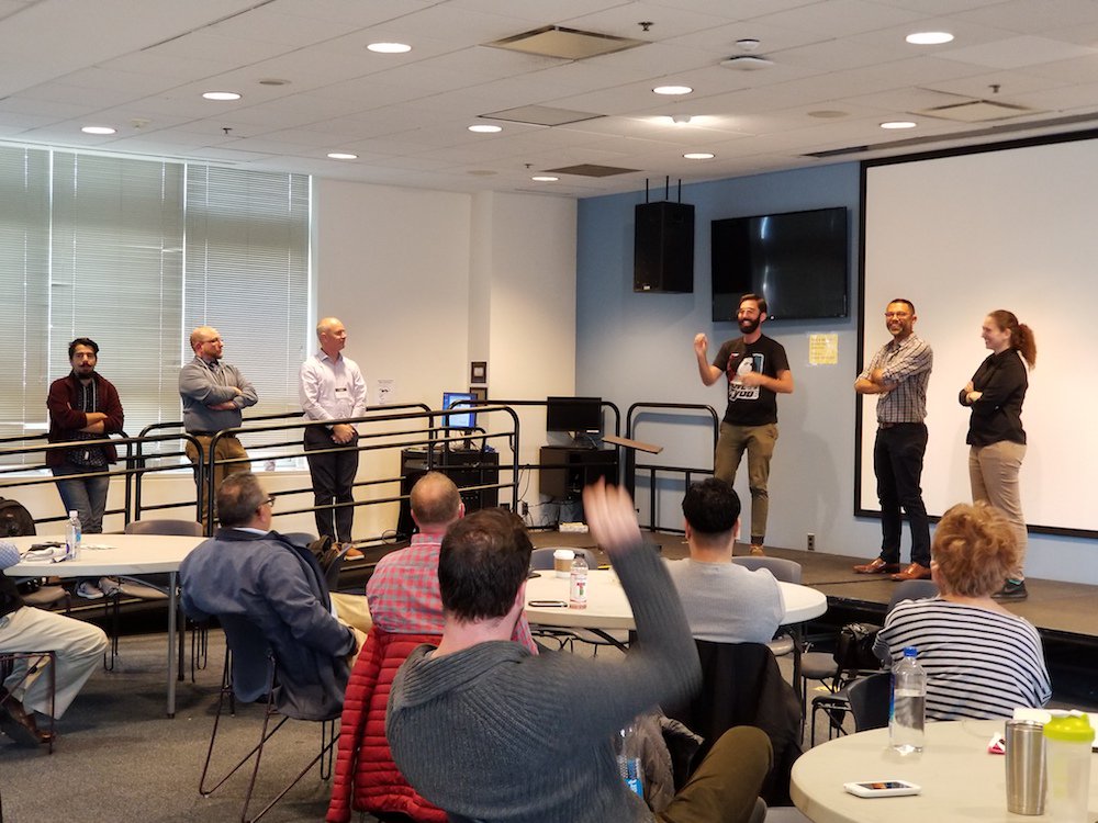 Several Deaf Media professionals sharing their thoughts and questions about #DeafTalent and the #DeafEcosystem, during the Forum for Action. <a href="/burtonmotion/">Chase Burton</a> <a href="/matherfilm/">MATHER: a film by deaf artists</a> #deafmedia #deafprofessional #deaftalent