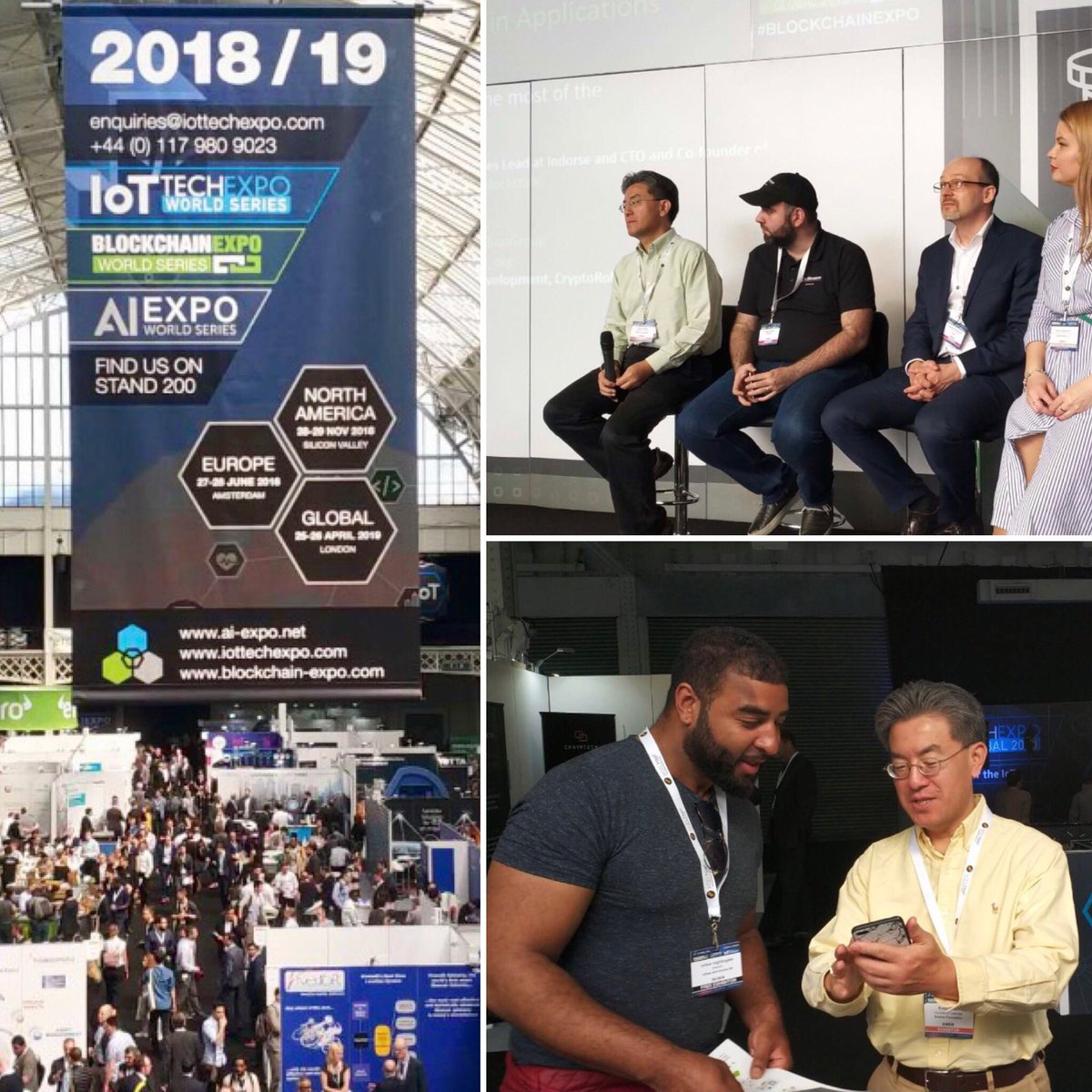 ElastosInfo's tweet photo. Day 2 of the 2018 IoT Tech Expo was a success! Thank you for allowing us to share our vision #Elastos $ELA @iottechexpo https://t.co/fNXZMUJRLb