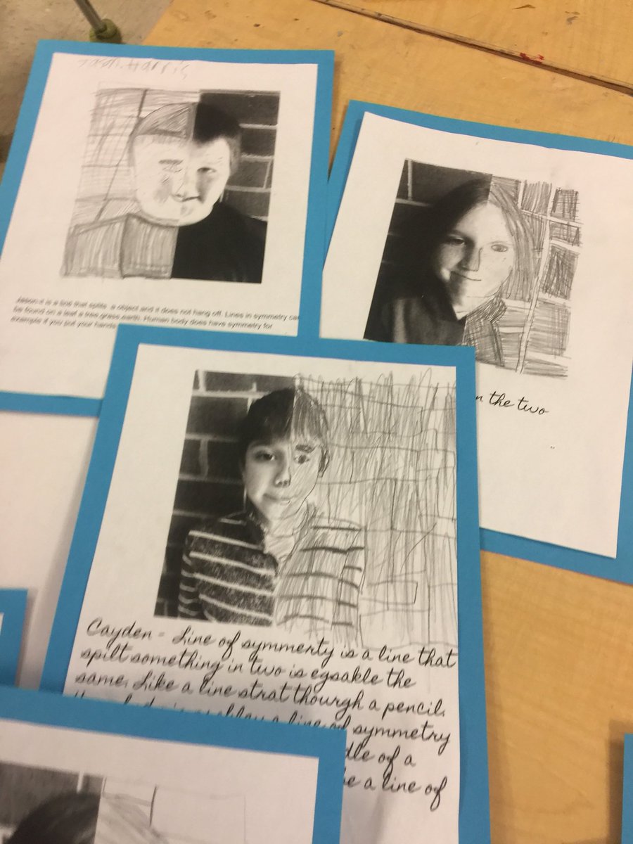 Highfalls_Art's tweet photo. Collaborative lesson on symmetry with 4th grade students. Math, art, &amp; technology! Thank you @4thgradehfe and @carrierobledo for including me! @HighfallsEagles https://t.co/lUXh6IQnQn
