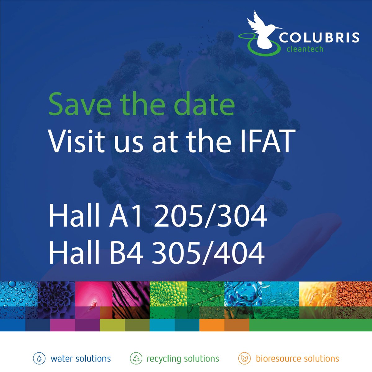 RedoxWaterTech's tweet photo. Visit us at the IFAT, 14 - 18 May 2018 in Munich

https://t.co/PWVdnGccq5  #IFAT #Munchen #water #recycling #bioresource #solutions https://t.co/O6h3sDlatJ