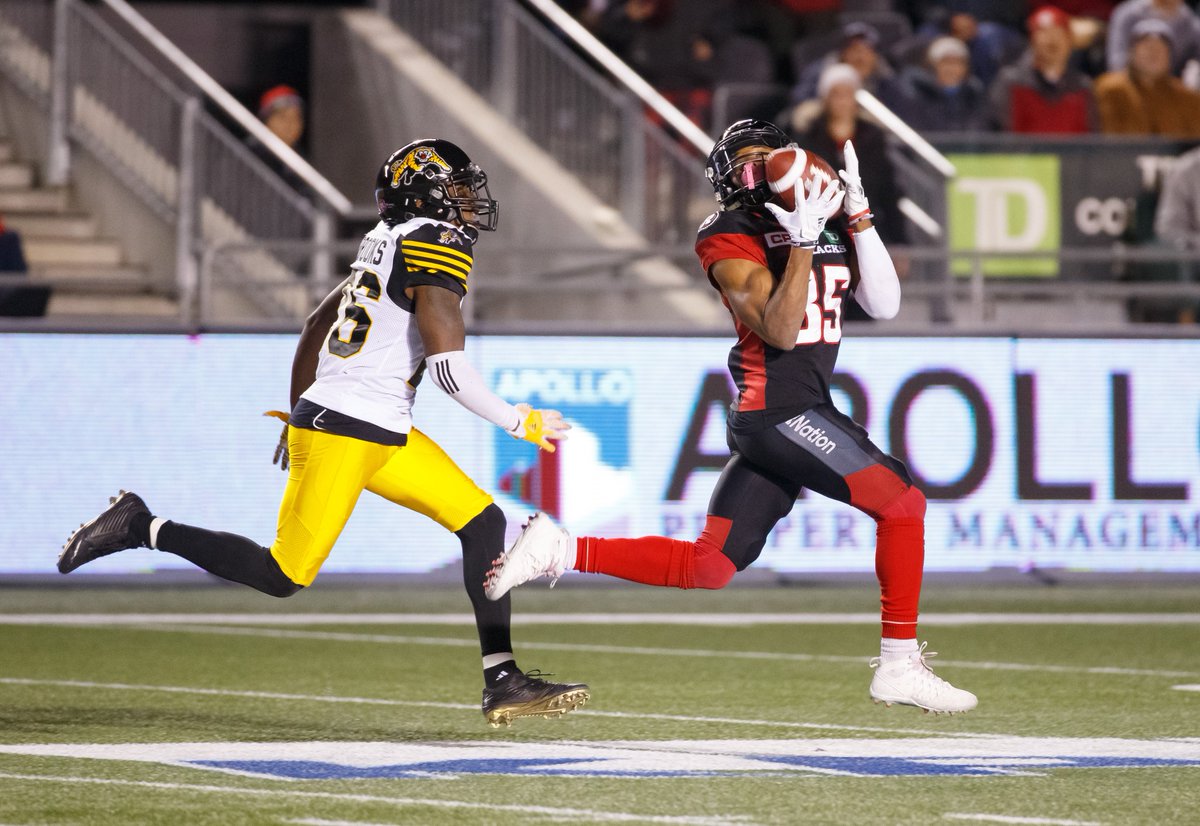 REDBLACKS's tweet photo. "It came down to red or white cleats."
@DSpencer4_ joined the @WoodCookieCast to talk his record-setting game, offseason activities, and expectations for 2018.
LISTEN ๐ https://t.co/KrwGvbrz4j
#RNation #CFL https://t.co/gcwQ5dul20
