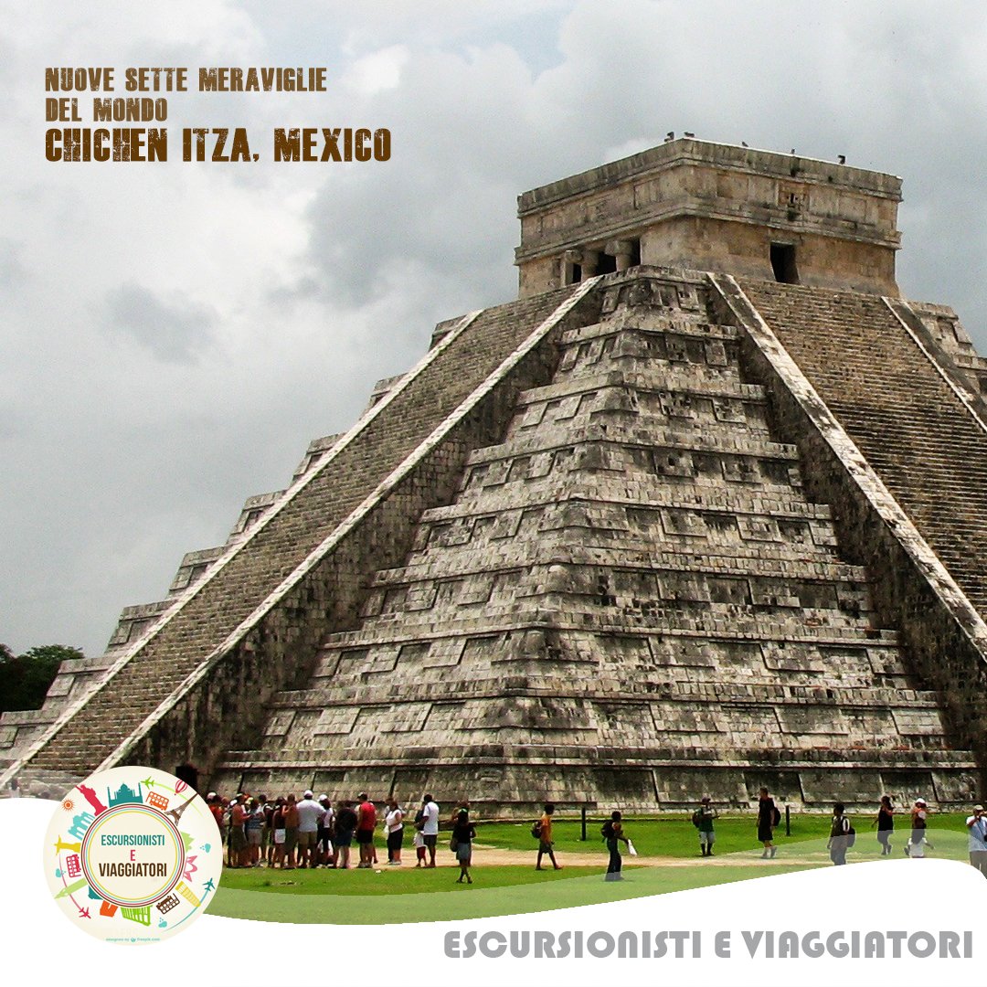 EViaggiatori's tweet photo. Nuove sette meraviglie 
del mondo
Chichén Itzá, México.
#viaggio #viaggiatore #citazione #turismo #camminare #escursionista https://t.co/oLRWDoj9ab
