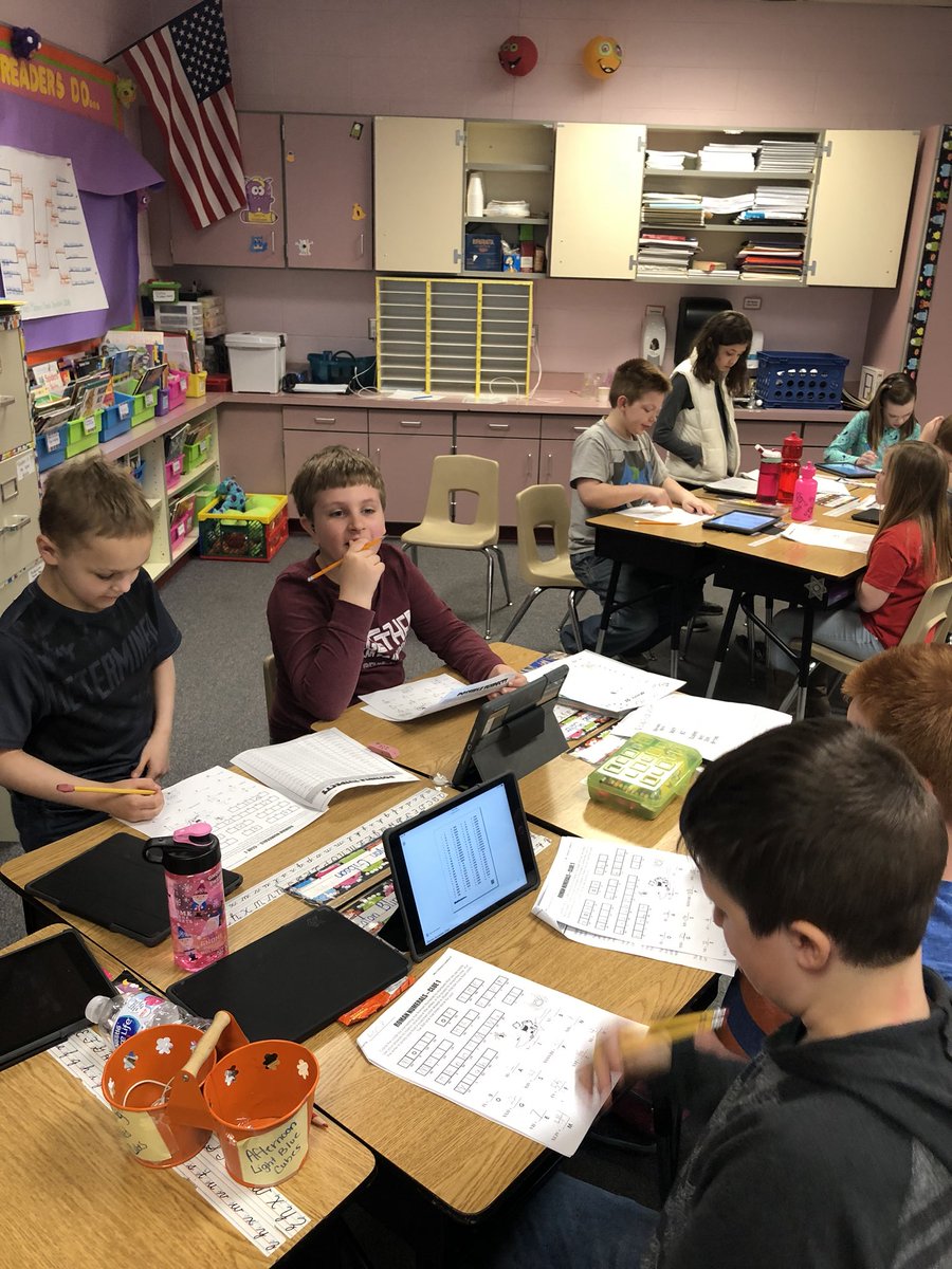 SanderRoom18's tweet photo. We are figuring out who the Litterbug is in a math mystery! Monsters keep saying this is so fun! Thank you @MrsRedeniusOES  for sharing this with us! https://t.co/Wt5Doq3y55