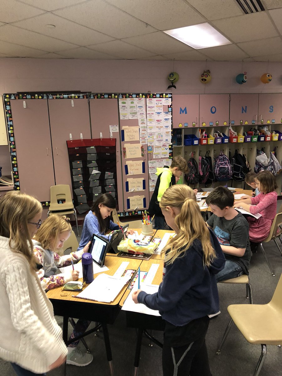 SanderRoom18's tweet photo. We are figuring out who the Litterbug is in a math mystery! Monsters keep saying this is so fun! Thank you @MrsRedeniusOES  for sharing this with us! https://t.co/Wt5Doq3y55