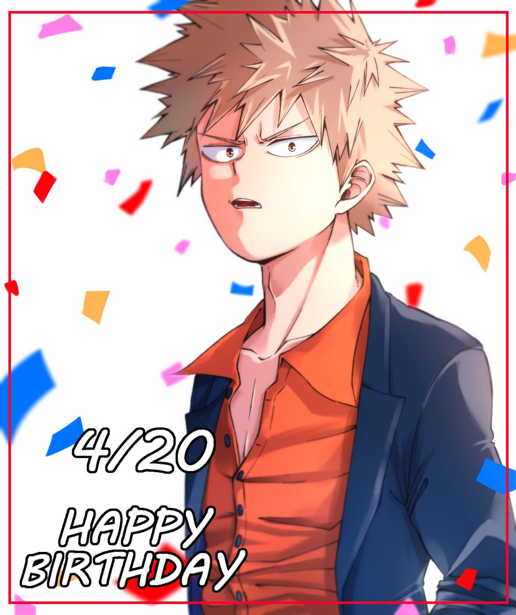 #爆豪勝己生誕祭2018 
#爆豪勝己誕生祭2018 

かっちゃんハピバーーーーー!!!
今度は顔面にケーキぶつけさせてね?✨ 