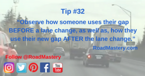 RoadMastery's tweet photo. #DrivingTip #32
Observing and learning about how a person uses their gap BEFORE and AFTER a lane change, is valuable driving tip to help #increaseefficiency, reduce #trafficcongestion and #preventaccidents. #roadmastery https://t.co/B52EYcUVhf https://t.co/JNMkg1uPdG