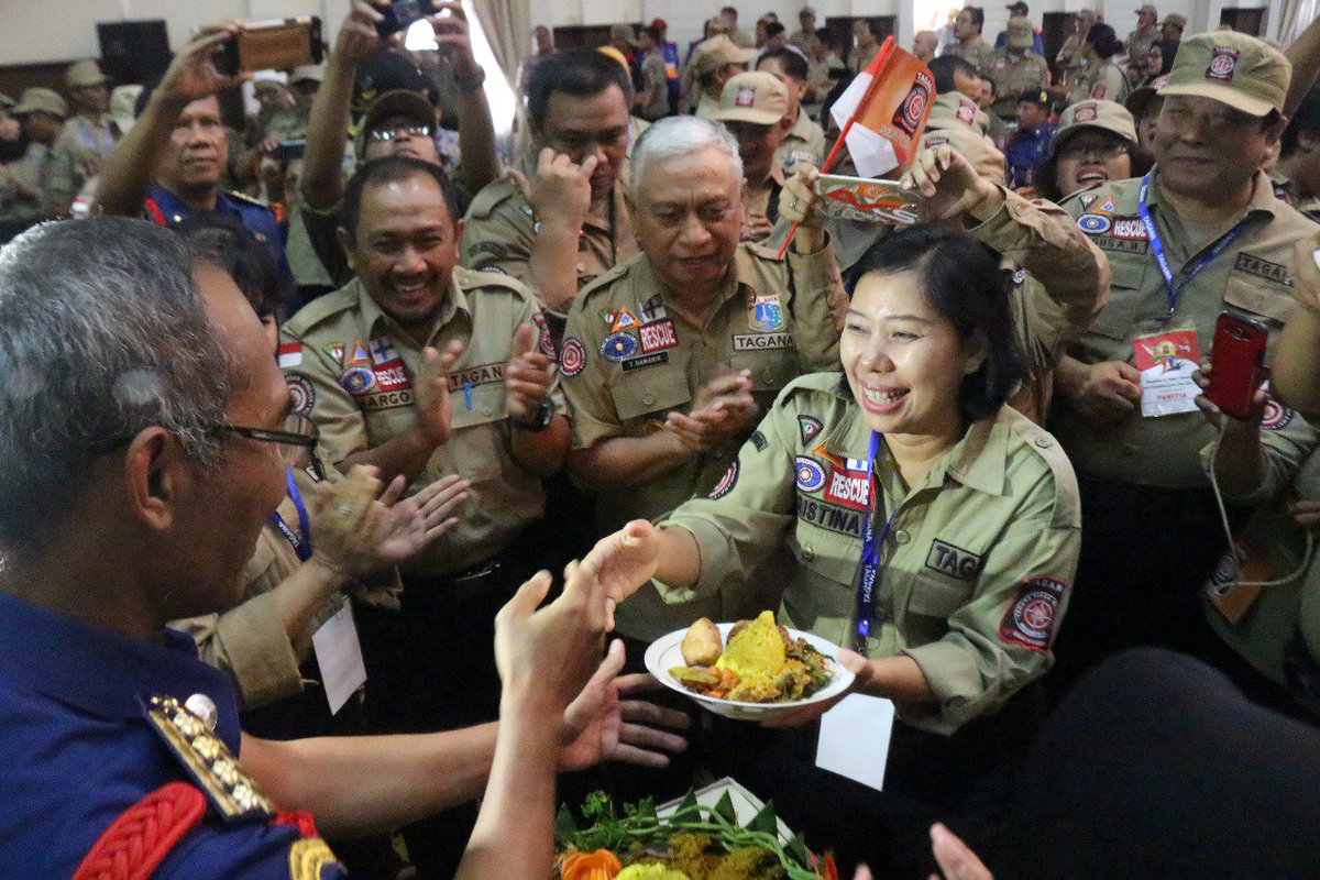 HUT KE-14 TAGANA DKI#Pengabdian 14 Tahun Mumentum Untuk Meningkatkan Karya Nyata Bagi Negeri#