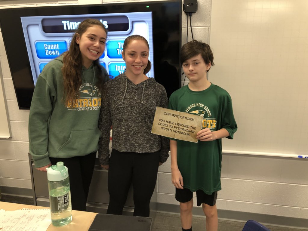 jappell18's tweet photo. Mrs. Tooley’s 2nd period math students working together to crack the code during a digital breakout activity!! #inspire96 #teamwork #digitalbreakout https://t.co/gna7o96AZF