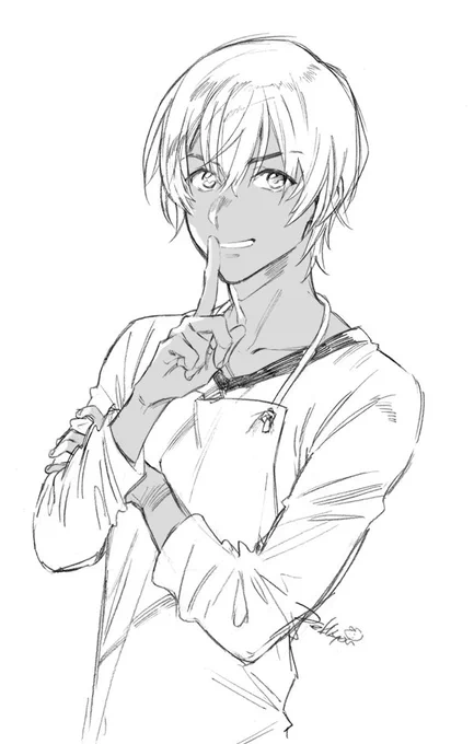 安室くん描きました 