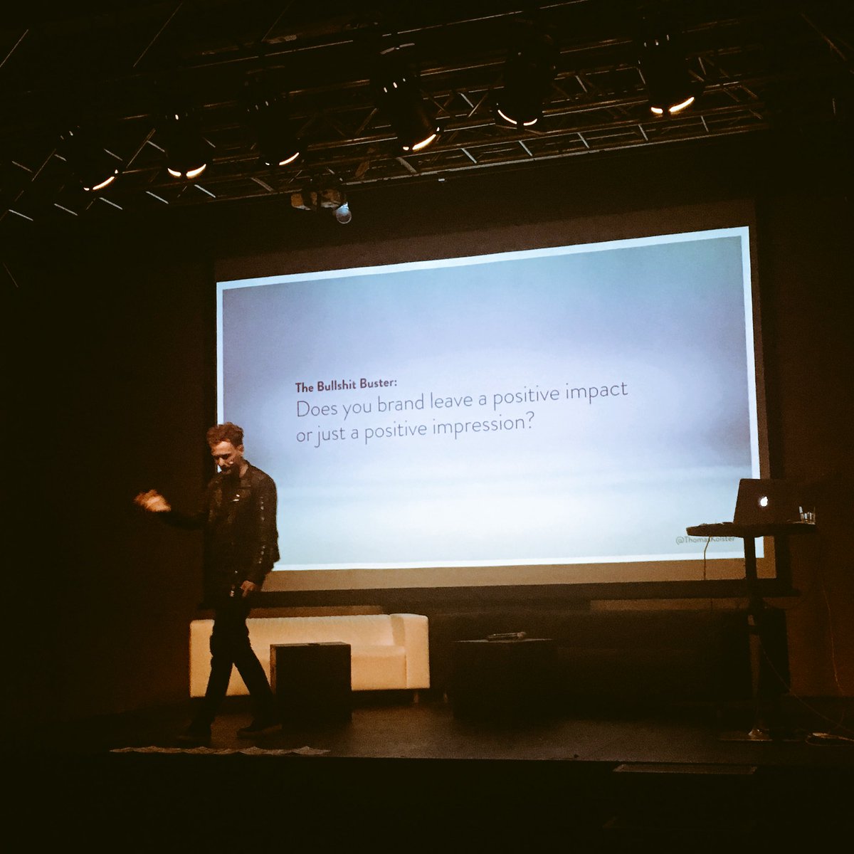 CZ_ADC's tweet photo. “It’s not about just saying stuff. It’s about solving problems.” @thomaskolster #ADCPrague2018 https://t.co/uX5559G7tY