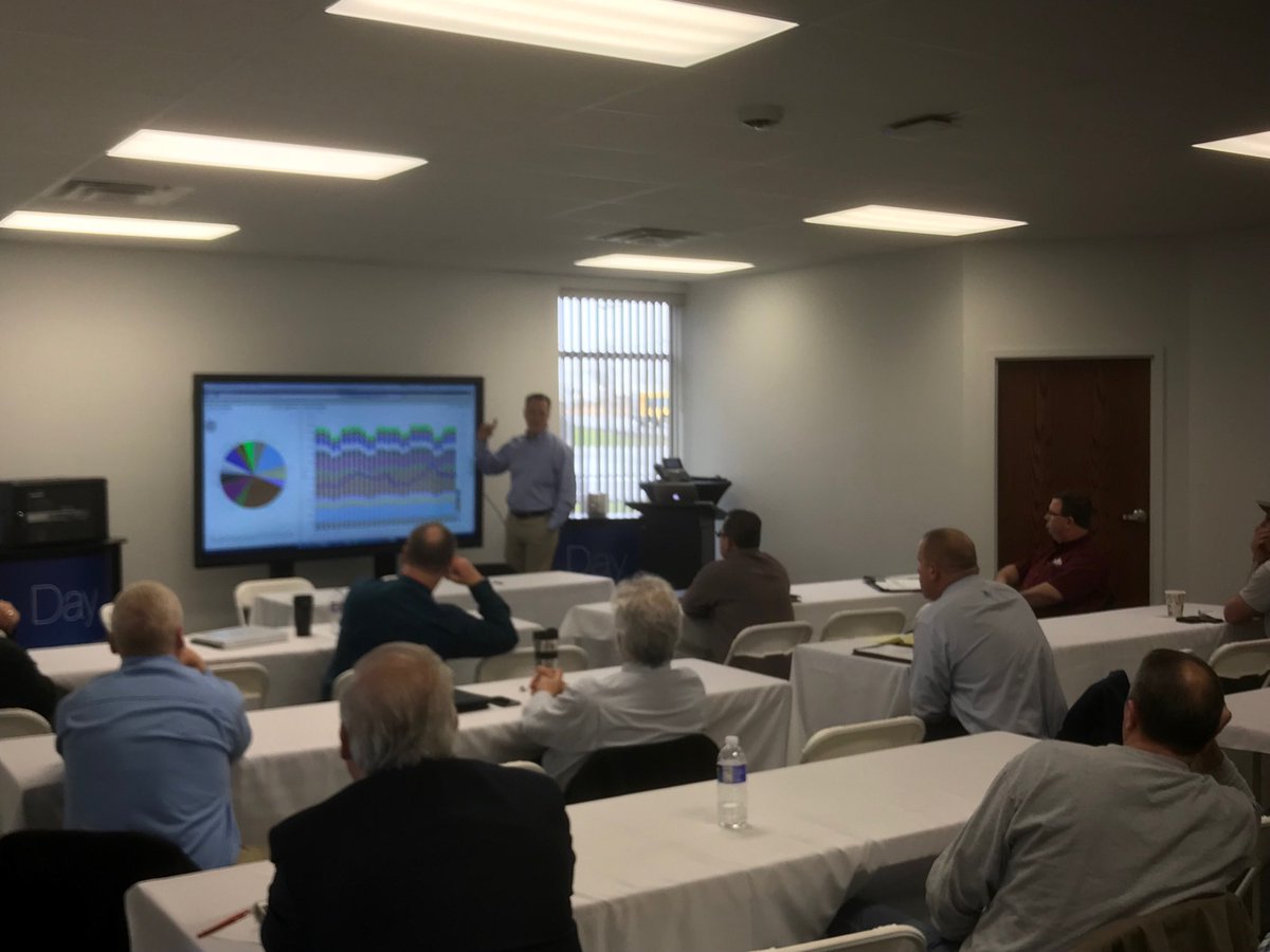 dmmrtiger's tweet photo. Jeff Day presenting energy management techniques to the Mid State Director of Facilities group in our Syracuse office. https://t.co/QUz2I6ohQG