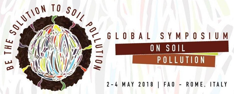 Save z date:  2-4 May - Global Symposium on #Soil #Pollution (GSOP18) <a href="/FAO/">Food and Agriculture Organization</a> HQs  together w/ Global Soil Partnership (GSP), Intergovernmental Technical Panel on Soils (ITPS), <a href="/brsmeas/">The Basel, Rotterdam and Stockholm Conventions</a> @UNEnvironment &amp; <a href="/WHO/">World Health Organization (WHO)</a>! Check out #UNEA3 resolution on #Soil #Pollution @ goo.gl/HE2TtL