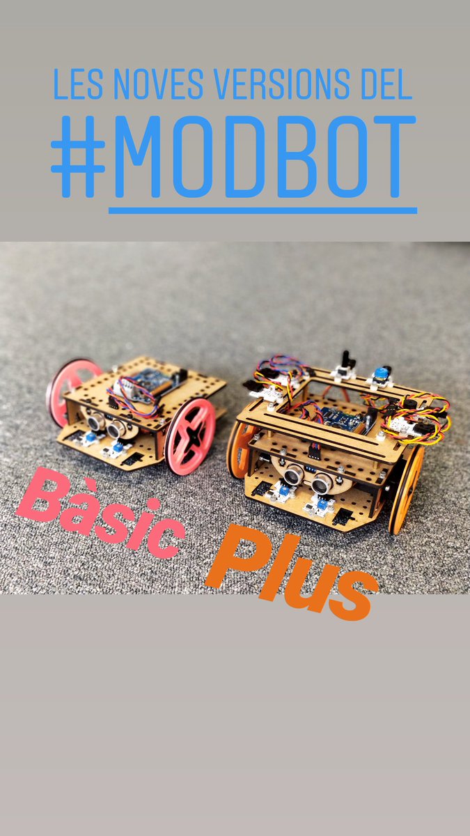 Make_and_Learn's tweet photo. Aquí teniu els dos models!!! Compatibles amb @bitbloq #mblock @arduino @MITAppInventor #scratch4arduino etc. A punt ja per arribar a centres educatius. https://t.co/bXaDqC6SZW