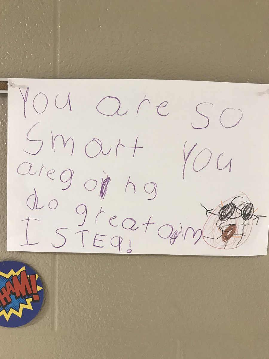 MrsHowellTCE's tweet photo. Thank you, Kindergarten, for the encouragement this week! ❤️ #ISTEP #TCEstrong @ronibugedu @SharaTragesser @amyjharris777 @MatthewMillerpe https://t.co/8U2vc0l8hj