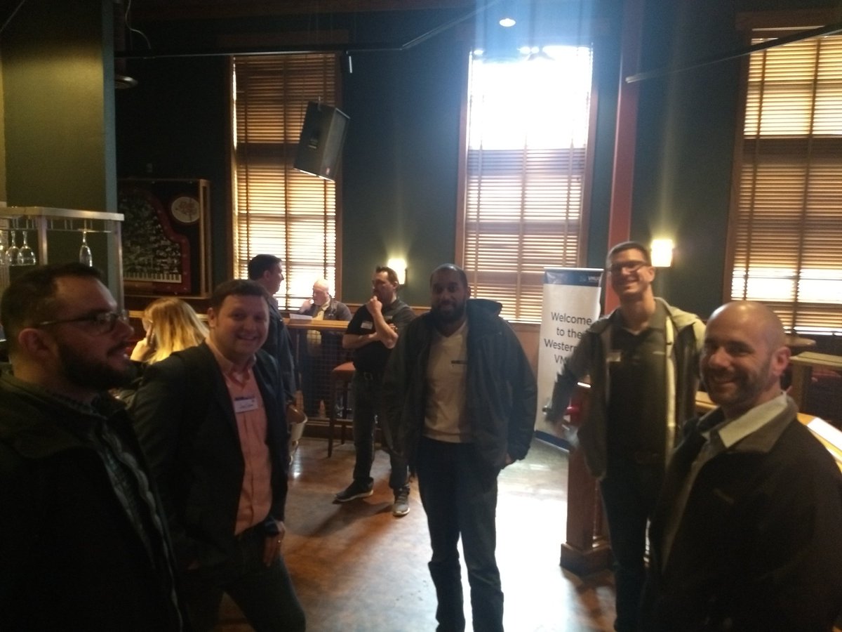 arielsanchezmor's tweet photo. We're getting ready for the @WPVMUG today! Come listen to @AdvizeX 's @elgwhoppo and @ajkuftic talking about @vmwcf , and @Carlcapozza talking about @ansible and @VMwarevSphere ! Cc @MyVMUG @puthoffmatt @vMarcHaines #WPVMUG #WPAVMUG #vCommunity https://t.co/BQyTxygDoL