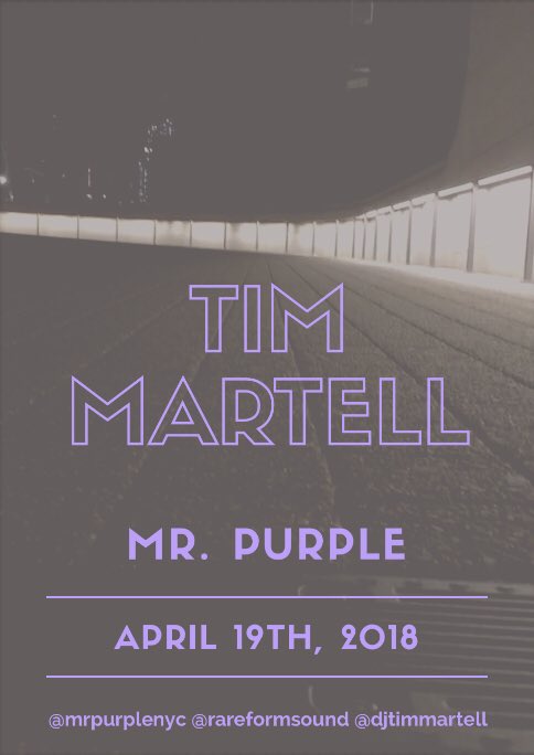 See you tonight NYC <a href="/GerberGroup/">GerberGroup</a> <a href="/HotelindigoLES/">Hotel Indigo L.E.S.</a> <a href="/rareformsound/">rareformsound</a>  #mrpurplenyc