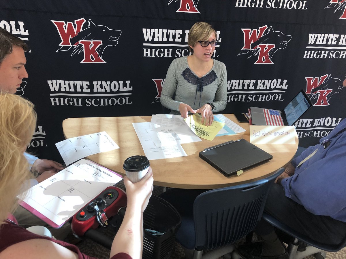 jamiefpowell12's tweet photo. I can’t shout loud enough about how PROUD I am of our @WhiteKnollHigh teachers as they share with, inspire, and encourage each other today. Guys, this is what a culture of learning looks like! #miniedcamp #howlaboutit #growlearnshare https://t.co/ysbSoCFJzh