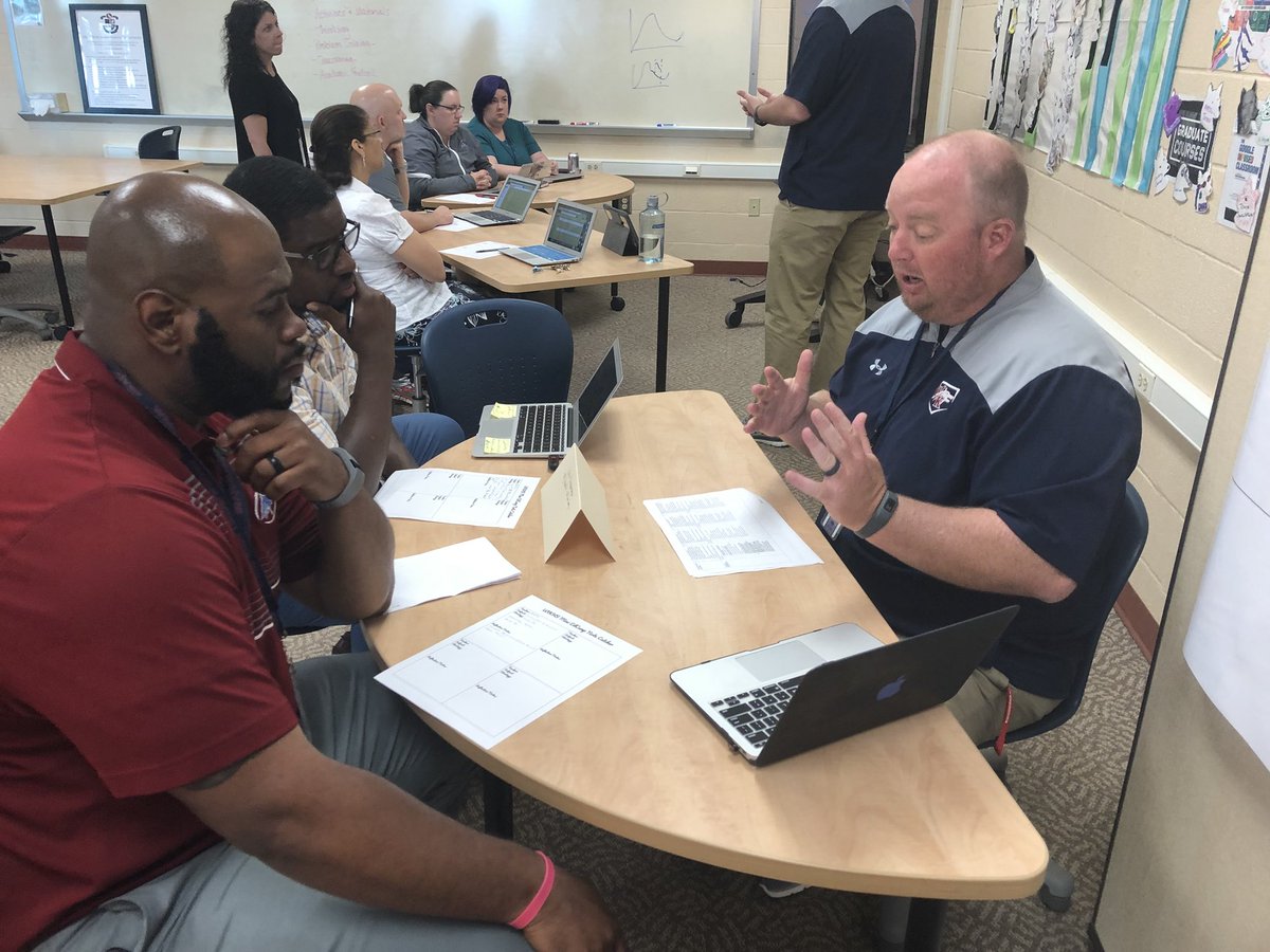 jamiefpowell12's tweet photo. I can’t shout loud enough about how PROUD I am of our @WhiteKnollHigh teachers as they share with, inspire, and encourage each other today. Guys, this is what a culture of learning looks like! #miniedcamp #howlaboutit #growlearnshare https://t.co/ysbSoCFJzh