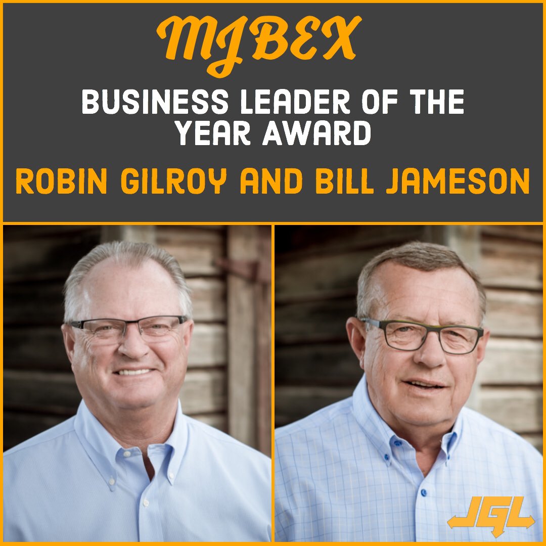 A big congratulations goes out to Bill Jameson and Robin Gilroy !  They are recipients of the Moose Jaw Business Excellence award for business leaders of the year.  JGL Commodities is proud to be a part of a successful company with strong leadership!