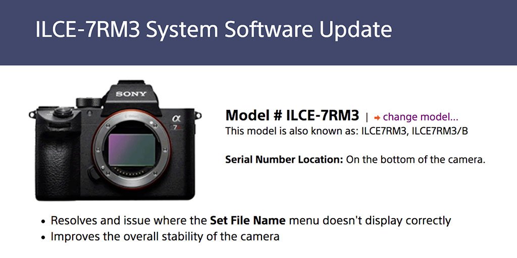 Featured image of post Sony A7 Iii Serial Number - 23.07.2019 · the serial number can be found on the bottom of the camera, in the bar code on the original box or on the original invoice or receipt.