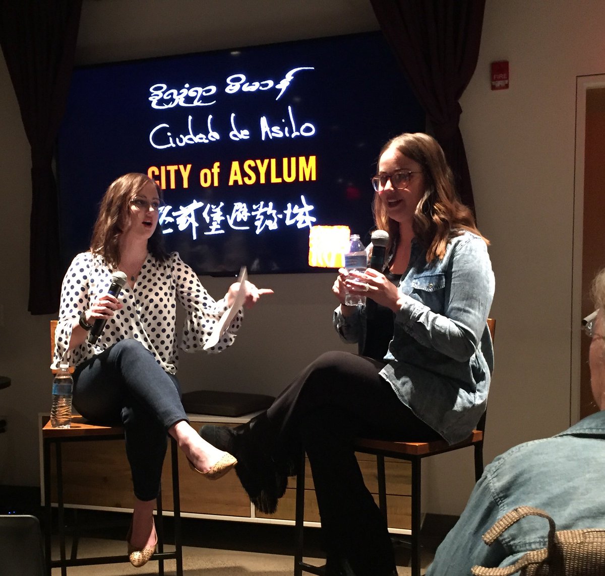 Great talk by  Jordan Corcoran ( Write It Out, @ListenLucy ) author who shared her battle with mental illness at @cityofasylum with @NAMIKeystonePA 
#mentalhealth #littsburgh #pennwriters #mentalillness #StoriesThatHeal @FamilyGuideToMH