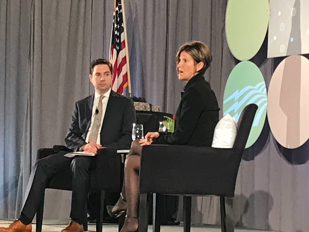 NCelectriccoop's tweet photo. Thanks to keynote Mary Powell of @GreenMtnPower for joining us to talk about “using energy as a source for good in this world” and being “customer obsessed”. Such great inspiration as we continue carrying out the cooperative mission. #drivenbyservice #innovation https://t.co/kVXZTJfMG4