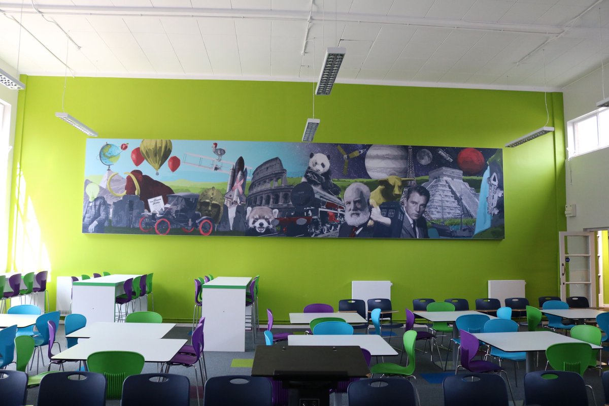 mediacoll's tweet image. Did you know that it has been proven by studies that a well-designed classroom can have a major effect on students' learning. Find out today how we can help you inspire your students' to perform well in a great environment. #wallgraphics #schoolinteriors #classroom #graphicdesign