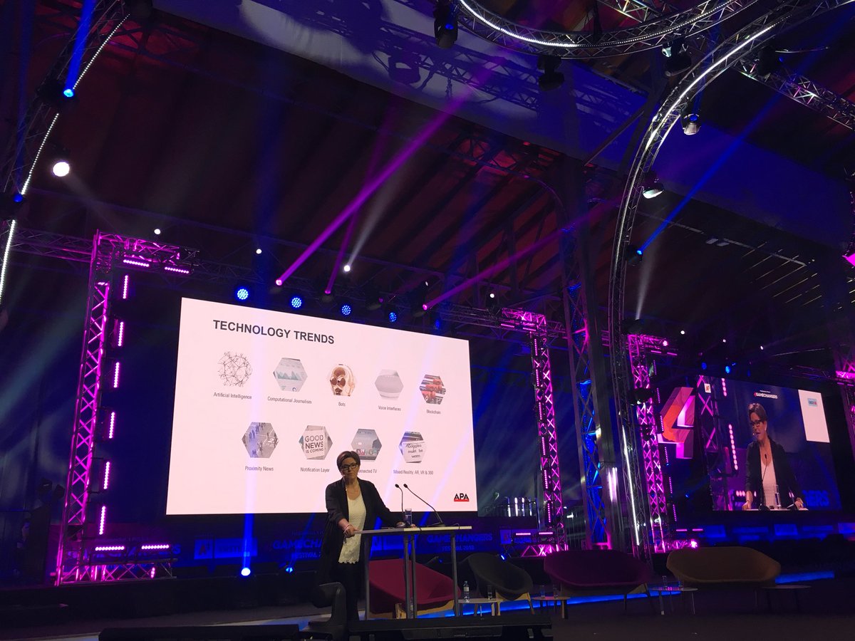 4Gamechanger's tweet photo. 10 minutes of innovation with @karinthiller, Managing Director of APA #4gamechangers #4gc #4gc18 #innovateordie #innovateaustria https://t.co/2AmhW86L6w