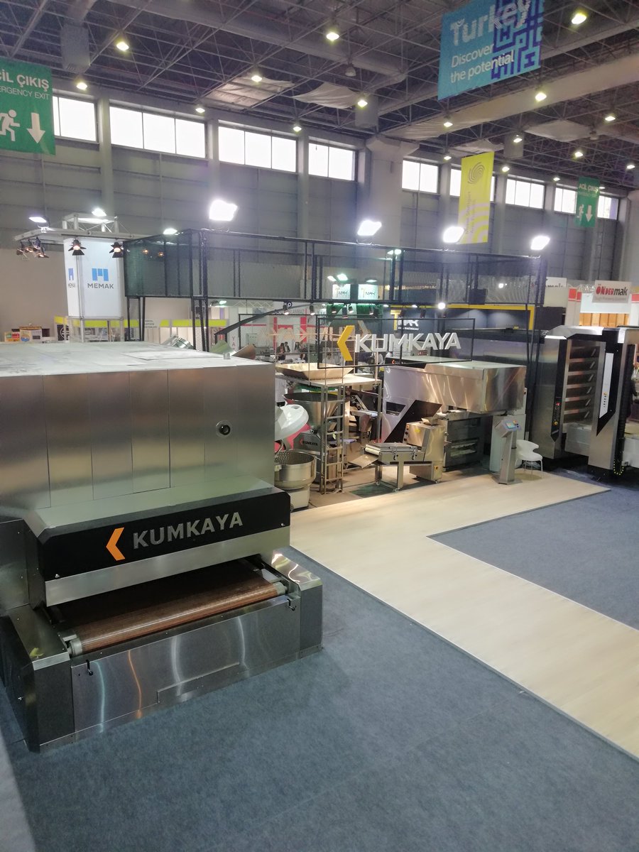 KumkayaOvens's tweet photo. Thanks for your deep interest to our stand at Ibatech ISTANBUL Exhibition 2018
İbatech İstanbul 2018'de standımıza gösterdiğiniz yoğun ilgi için teşekkür ederiz.
#kumkayabakeryovens #bake #fırın #fırıncılık #ekmek #ibatech #ibatech2018 #fuar #istanbul #bread #bakerylife https://t.co/bKmIbw1UsK