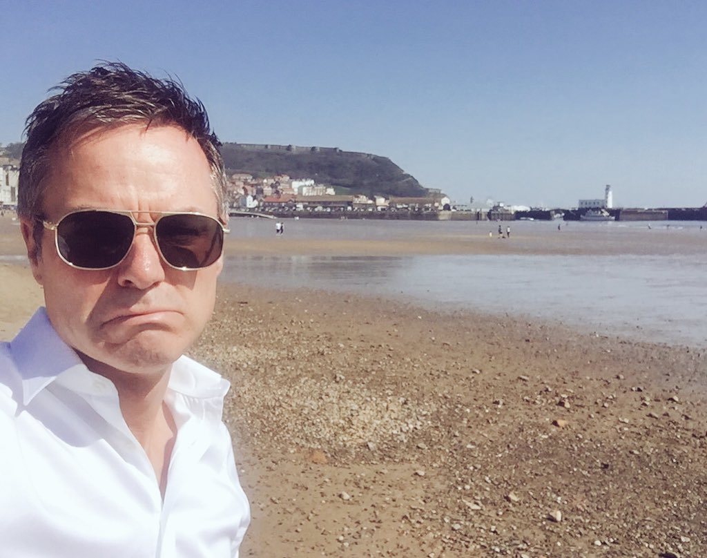peterofthelane's tweet photo. Truly hellish scenes in #Scarborough right now on #WarmestDayOfTheYear for @5_News please send help. https://t.co/MLwonl1jQN