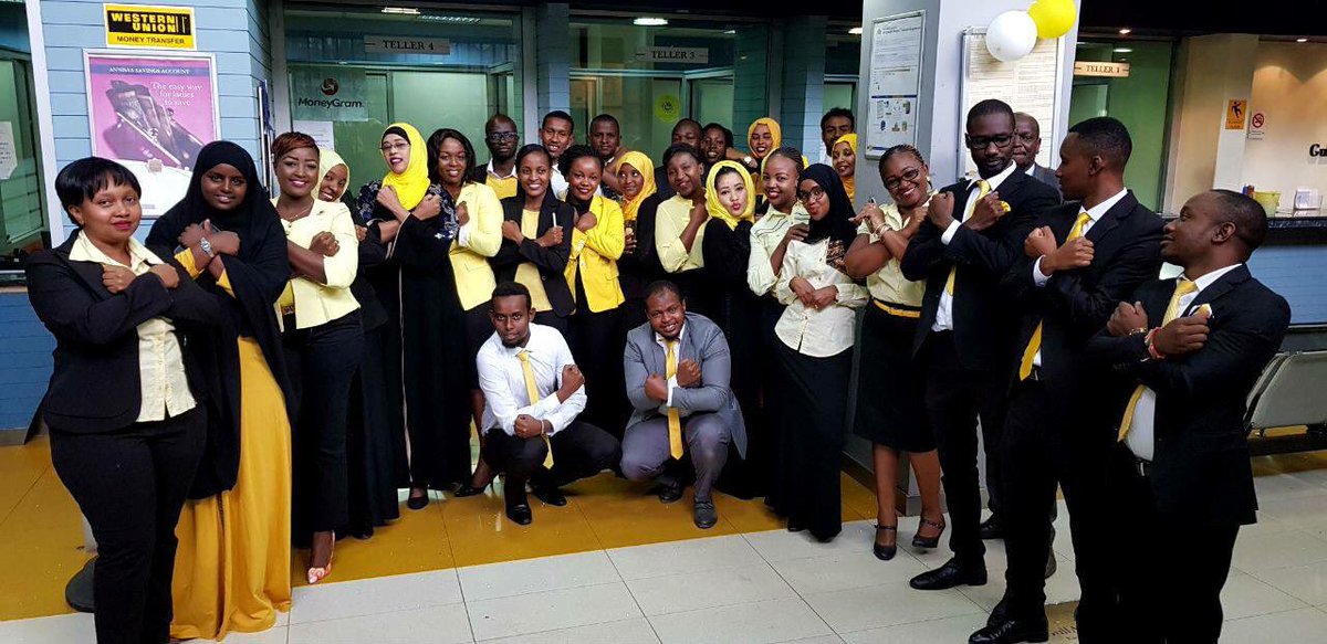GulfAfricanBank's tweet photo. The togetherness salute from #TeamKenyatta. This squad of pure awesomeness delivers the best of customer service! Have you taken time to visit them? Make a date with them today! Big up to Clare Adhis and team! #SmileyApril. https://t.co/IpNL7kyhIs