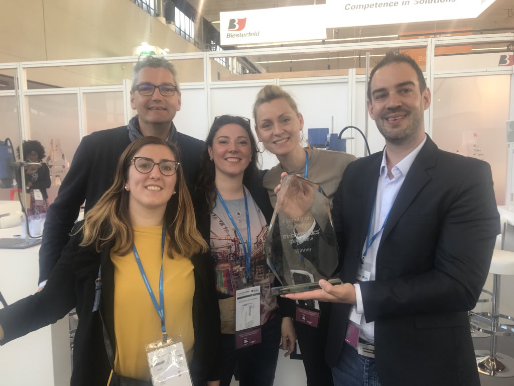 incosmetics's tweet photo. Congratulations to our #FormulationChallenge #winners Naturalps! Their formulation ticked all the boxes with great skin feel and a marketing story to match. Well done to the team! #incosGlobal https://t.co/7315jtB2vF