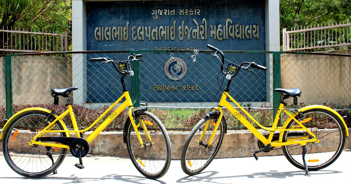 ofoIndia's tweet photo. The energy of the students at @ldceahd meets the technology of @ofoIndia. #LetsOfo #Ahmedabad #OfoAhd https://t.co/IIKNTWw9sE
