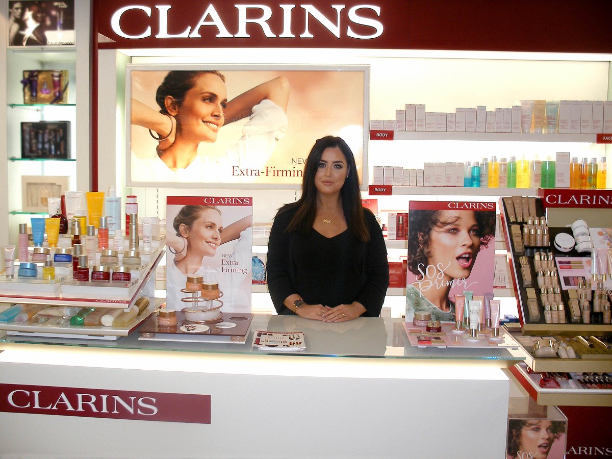 **FREE GIFT WITH PURCHASE STARTS TODAY IN <a href="/phelanspharmacy/">Phelans Pharmacy</a> CARRIGALINE**  Get your free gift when you purchase two items from the range and take them away in a gorgeous beauty bag! 📱 For more info on our Clarins promotions please call Nicola on 021 – 4371600. #Clarins 🛒🛍️💄😍