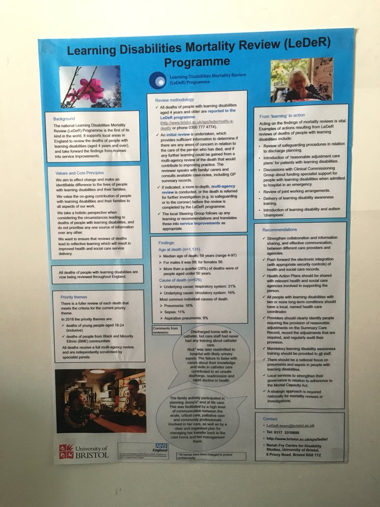 comperat's tweet photo. Robert Tunmore and Ben Thomas from LeDeR reinforcing the importance of reasonable adjustments and the need for RNLD posts in general hospitals #PCPC18 #USW #uswstudents #possitivechoices https://t.co/G6yFczxrGL