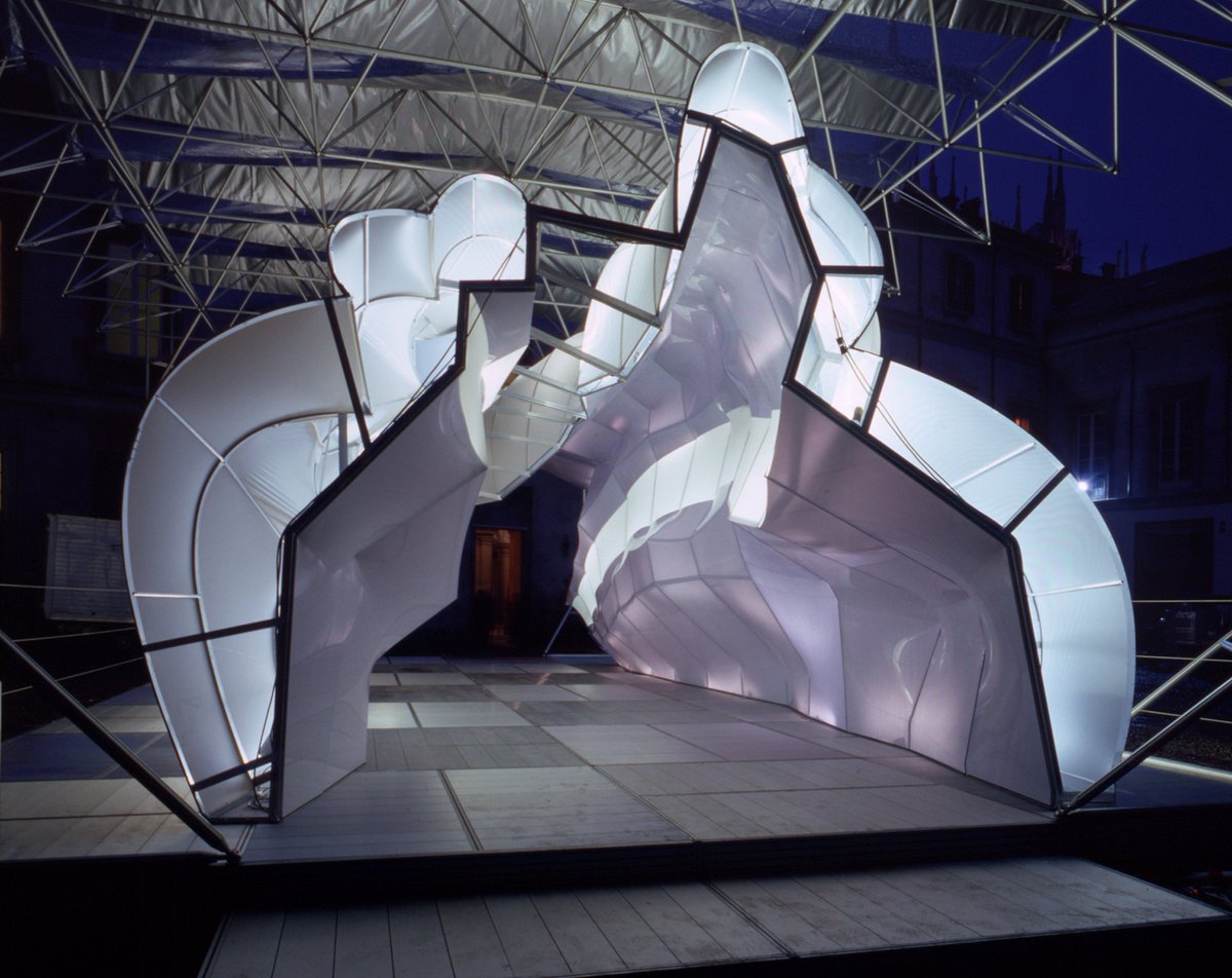 M_C_Architects's tweet photo. #throwbackthursday from #mdw ‘A Void' temporary #installation design Peter Eisenman with Matteo Cainer for piazza Interni Milano #barrisol #architecture #architettura #arquitectura #architect #design #create #arquisemteta #archarchive #archiporn #homearchitects #arquitetapage https://t.co/9tzBFm3F9v