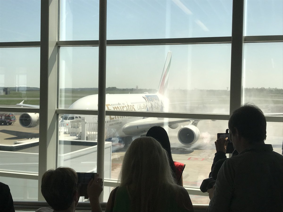 #A380 <a href="/BrusselsAirport/">Brussels Airport</a> #ready #emirates #babtism #avgeek #axxicom #facilicom #futureproof