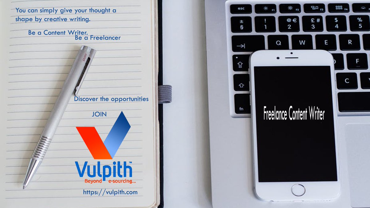 Vulpith's tweet photo. Be a #freelance content writer and hold the expertise. #Vulpith opens the gateway of #sucess being a freelance & #outsourcing platform.
#freelancing #contentwriting #mktg #contentmarketing #blogger #jobs #websitecontent #webcontent #design #mktg #marketing #DigitalMarketing https://t.co/8CslfNxLyO