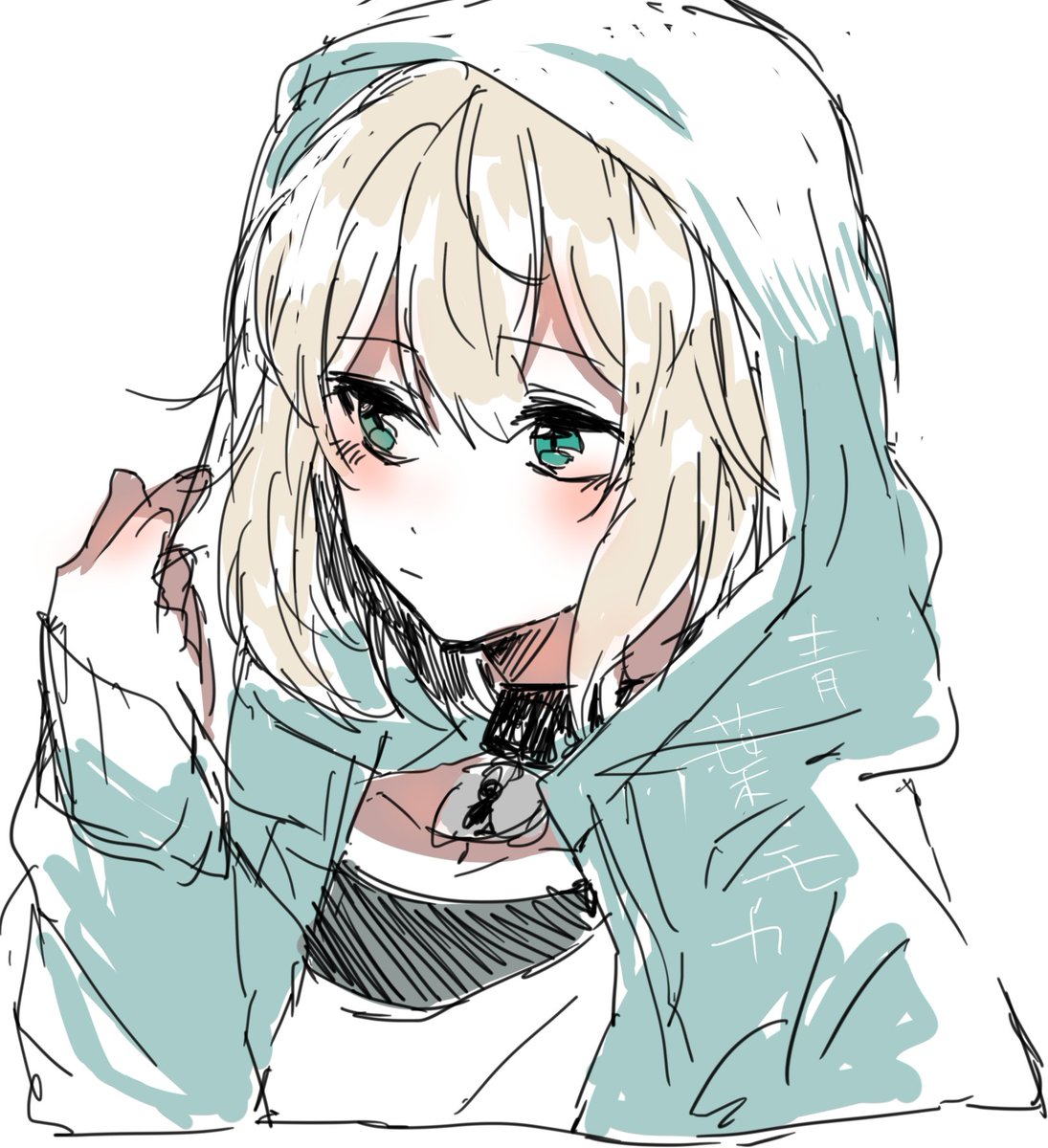 Kasshi1220's tweet photo. ｷｬｽで描いた落書きモカちゃｎ https://t.co/A99lzXmlx7