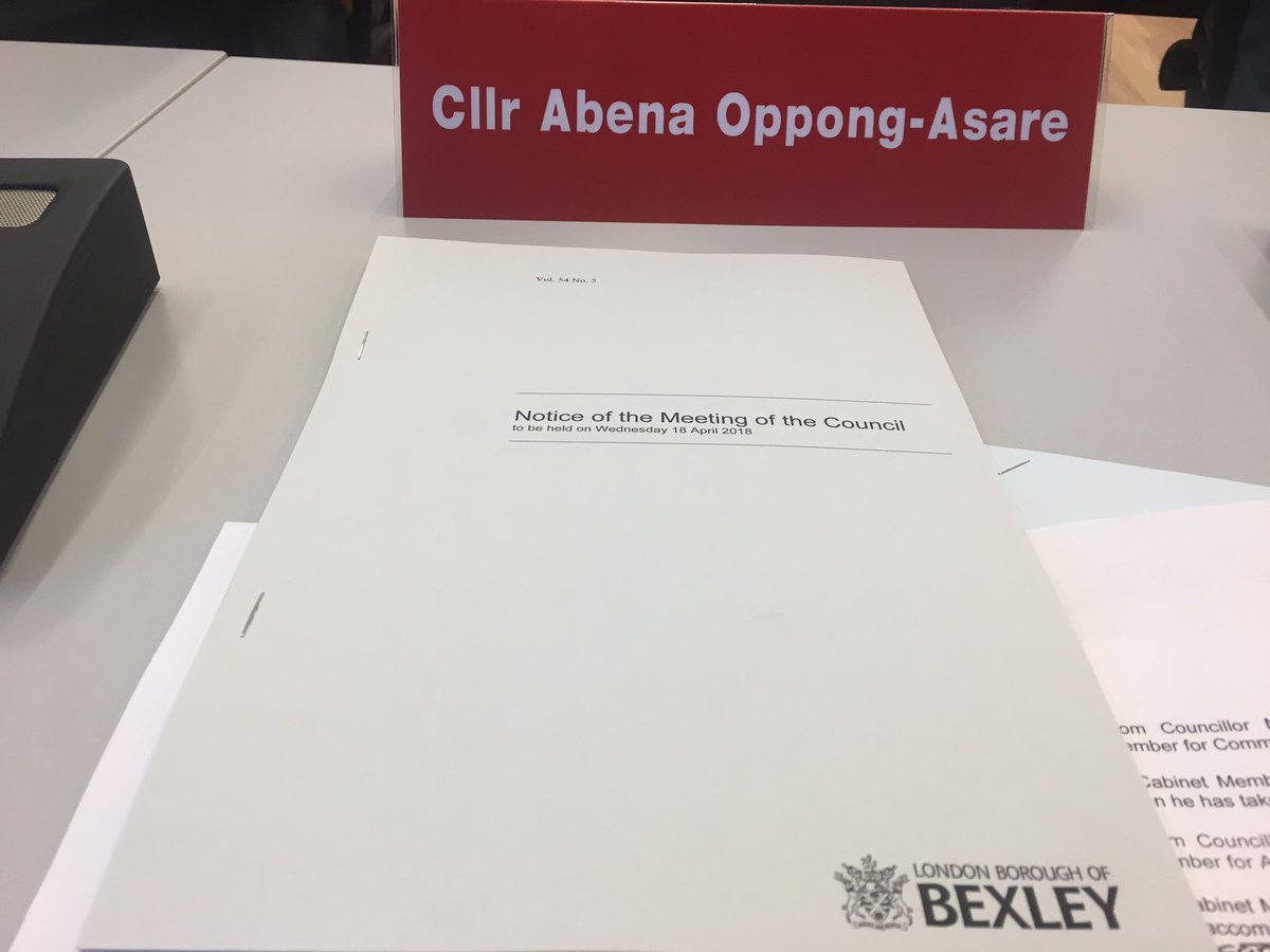 abenaopp's tweet image. Last night was my last council meeting. It's been an honour to represent my #Erith residents. Thanks again to my colleagues, staff at @LBofBexley , community activists, organisations and my residents for all their support and guidance these past few years 😊